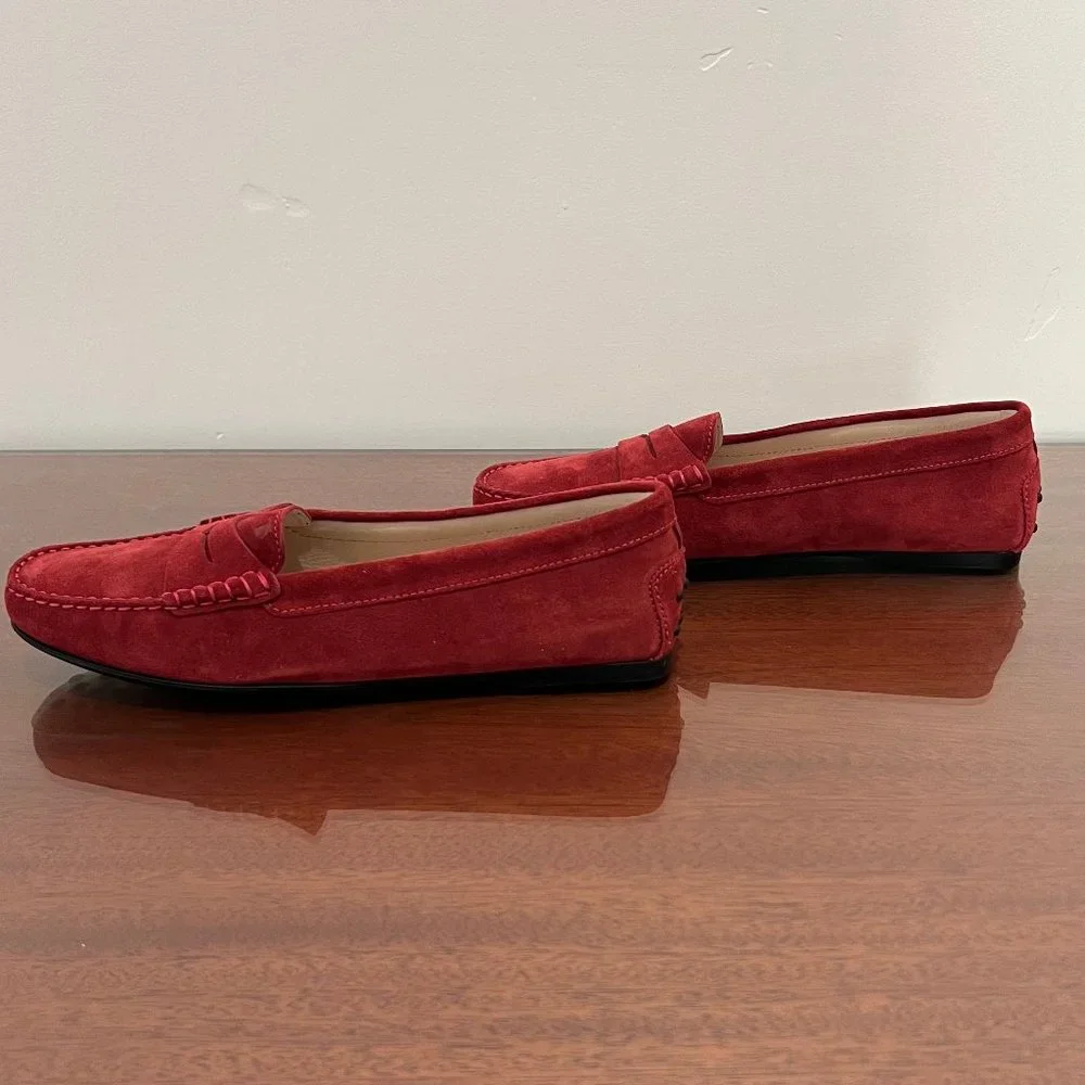 NIB Tod's Gommino Suede Loafers - Picture 11 of 15